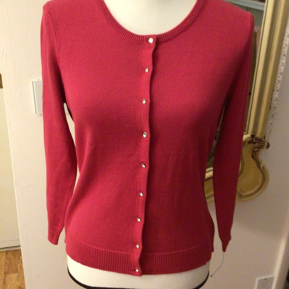 Knitted red sweater, NWOT - Picture 14 of 14